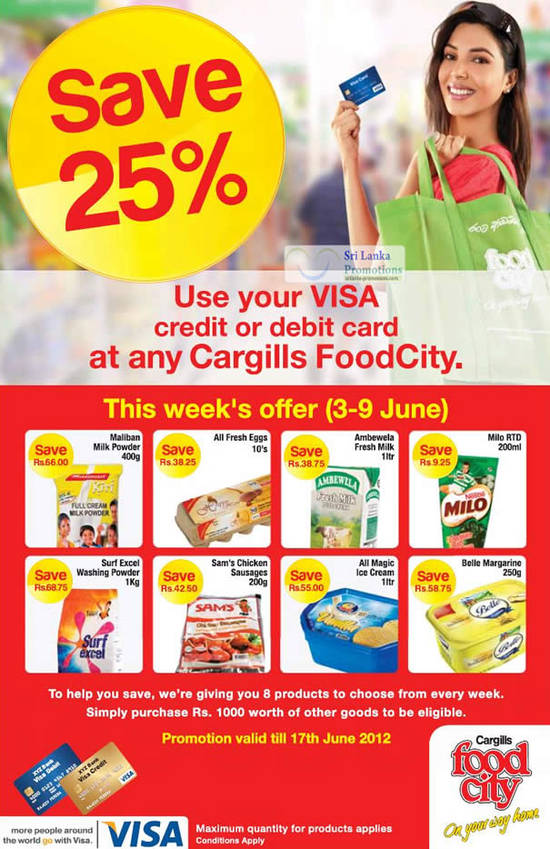 Cargills Food City 3 Jun 2012