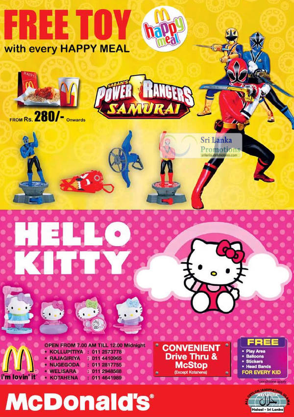 Featured image for McDonald’s Sri Lanka Free Toy With Every Happy Meal 14 Jun 2012