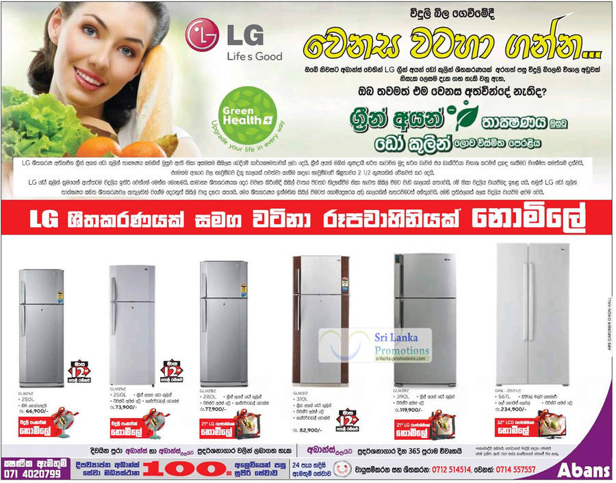 LG Fridge GLB252, GLM252, GLM282, GLM312, GLM392, GRB207FLC