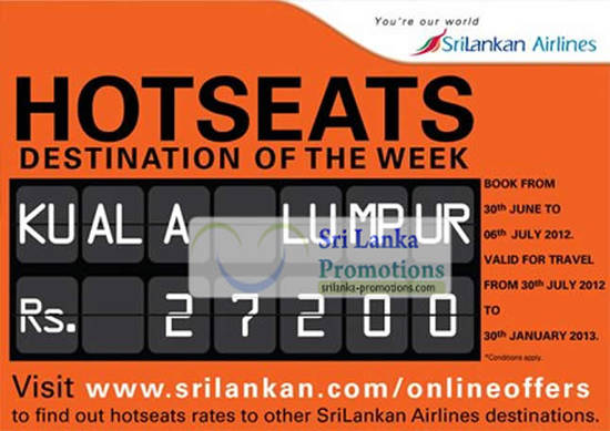 SriLankan Airlines 2 Jul 2012