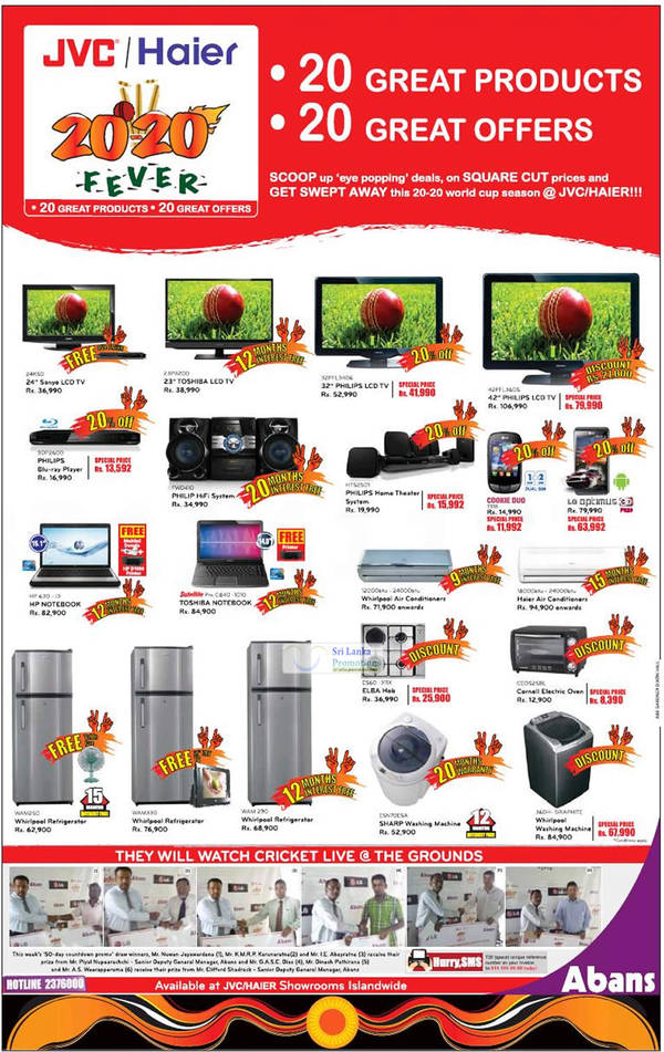 Featured image for Abans TV, Home Theatre, Notebooks & Appliance Offers 26 Aug 2012