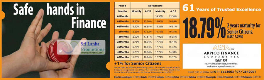 Arpico Finance 12 Aug 2012