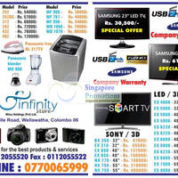 Featured image for Infinity Store (Mitsu) Fridge, Washer & TV Offers 26 Aug 2012