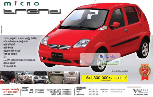 Featured image for Micro Cars Trend Features & Offer Price 31 Aug 2012