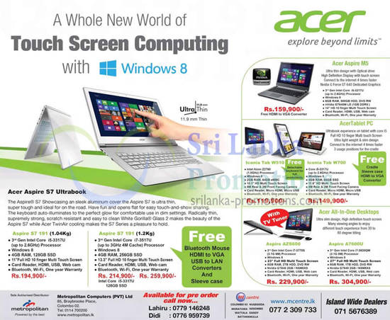 Acer 30 Oct 2012