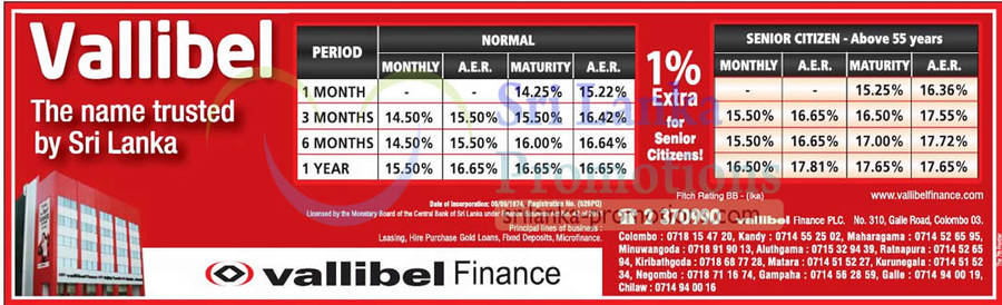 Vallibel Finance 18 Oct 2012