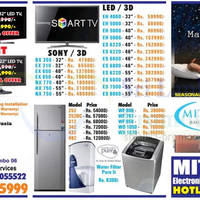Featured image for Infinity Store (Mitsu) Fridge, Washer & TV Offers 11 Nov 2012