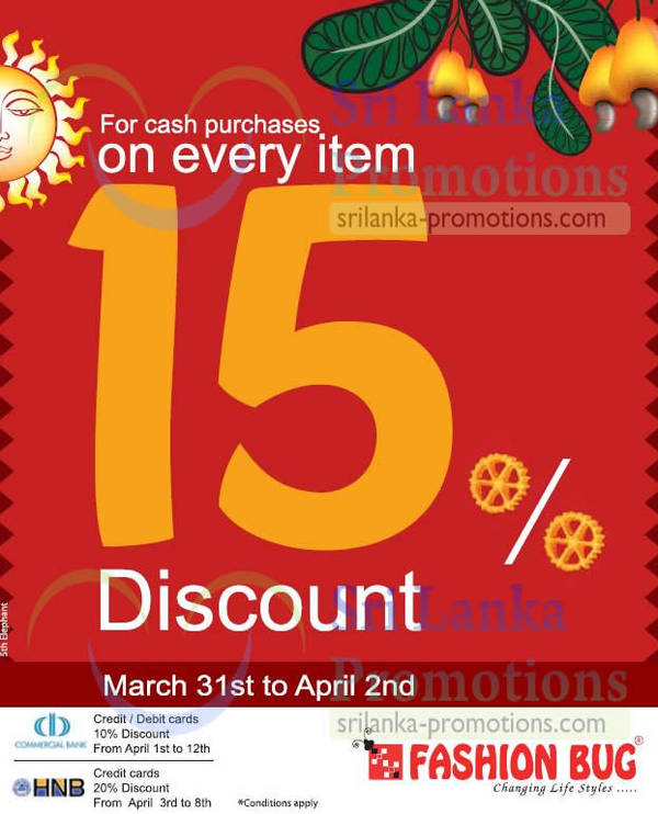 Featured image for Fashion Bug Up To 20% Discount 31 Mar – 8 Apr 2013