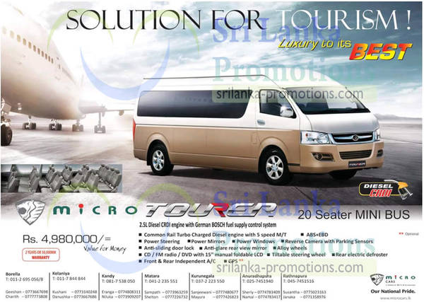 Featured image for Micro Cars Tourer Mini Bus Features & Price 21 Apr 2013