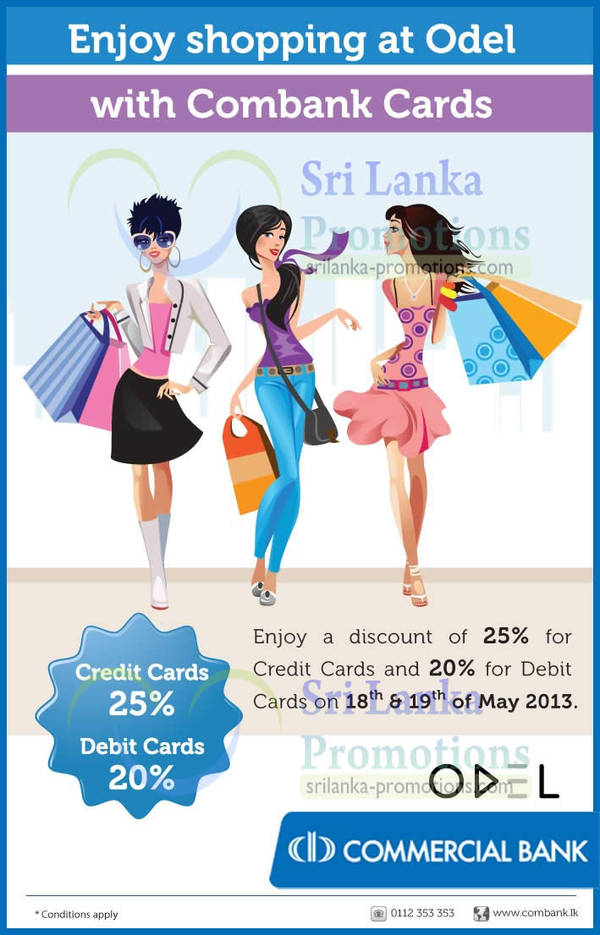 Featured image for Odel Up To 25% Off For Commercial Bank Cardmembers 18 – 19 May 2013
