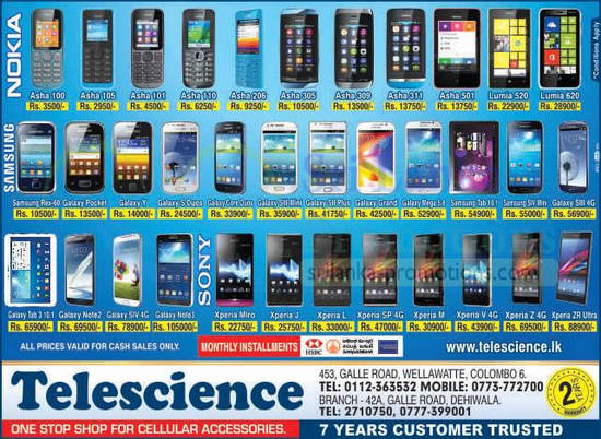 Telescience Cellular 2 Dec 2013