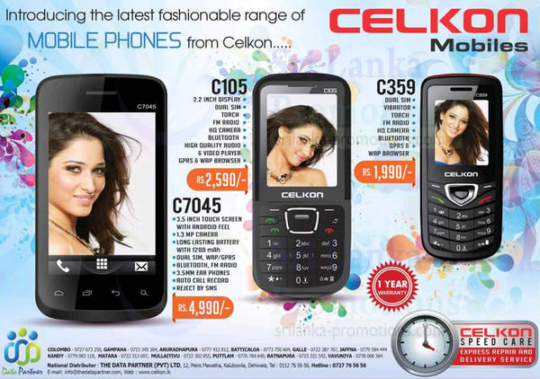 Featured image for Celkon Mobiles Mobile Phones Price List 5 Jan 2014