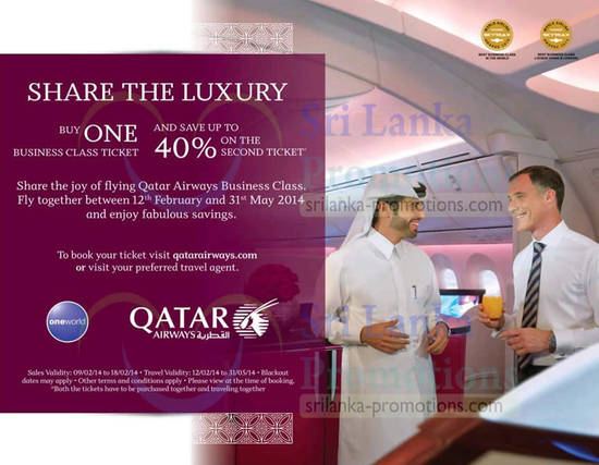 Qatar Airways 11 Feb 2014