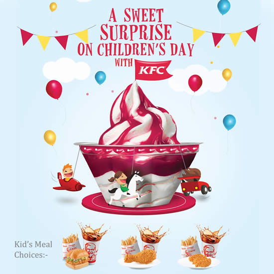 KFC Children’s Day Promotion 1 Oct 2014