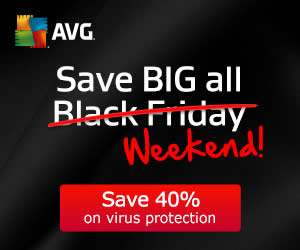 Featured image for AVG 40% Off Black Friday Promotion 28 – 30 Nov 2014