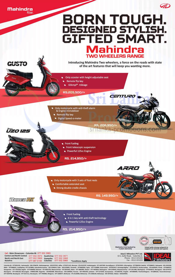 Featured image for Mahindra Motorbikes & Scooters Offers 1 Mar 2015
