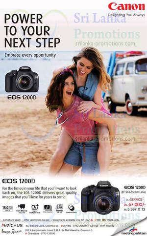 Featured image for Canon EOS 1200D DSLR Digital Camera Offer 9 Apr 2015
