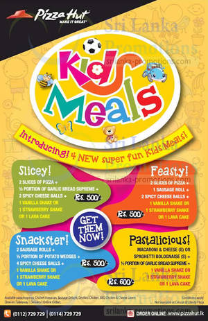 Featured image for Pizza Hut NEW Kids Meals 24 Apr 2015