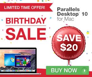 Featured image for Parallels $20 Off Desktop 10 for Mac Software Promo 17 – 24 Jun 2015