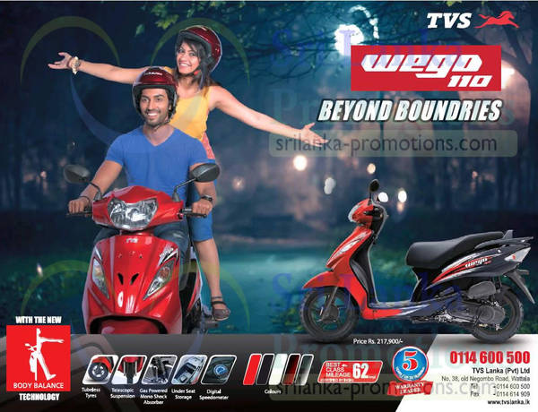 Featured image for TVS Wego 110 Bike Price & Features 1 Oct 2015