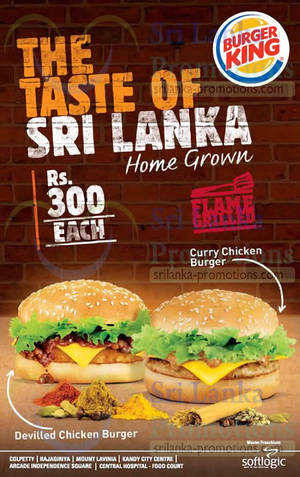 Featured image for Burger King Taste of Sri Lanka Offers 12 Oct 2015