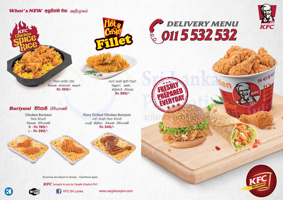 Delivery Menu, Buriyani, Spice Rice, Fillet