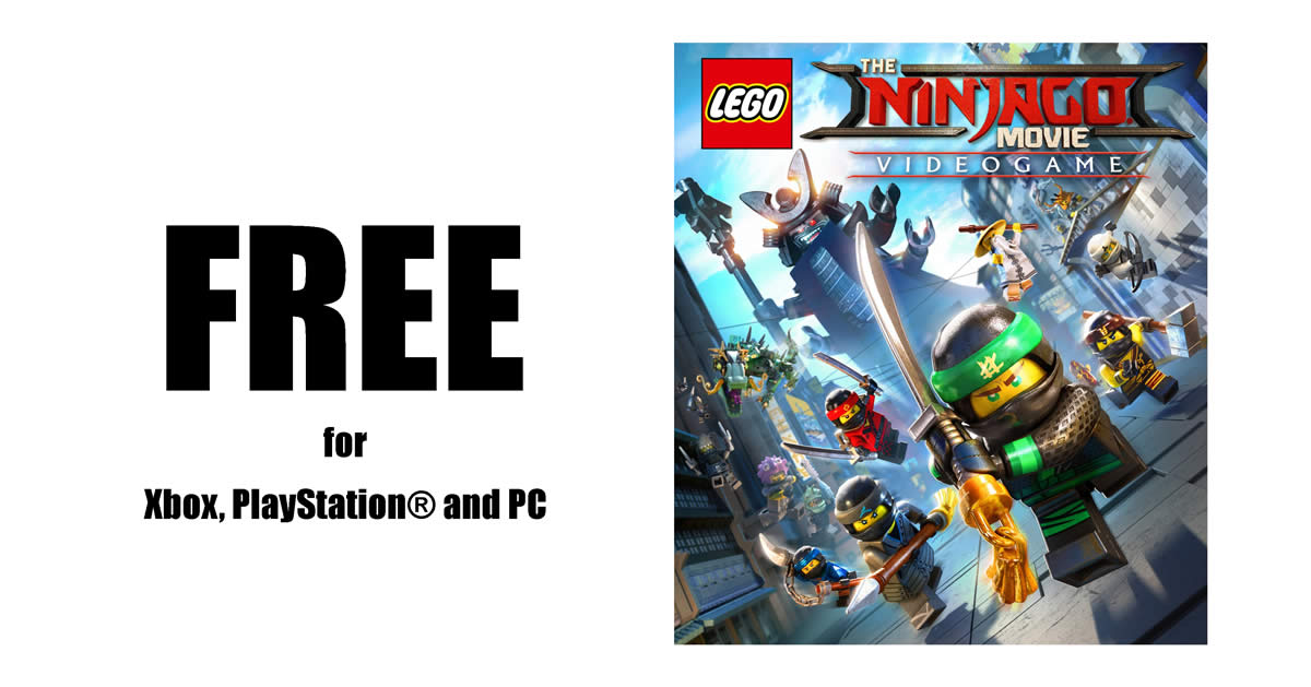 Featured image for Free LEGO® NINJAGO Movie Video Game on Xbox, PlayStation® and PC till 21 May 2020