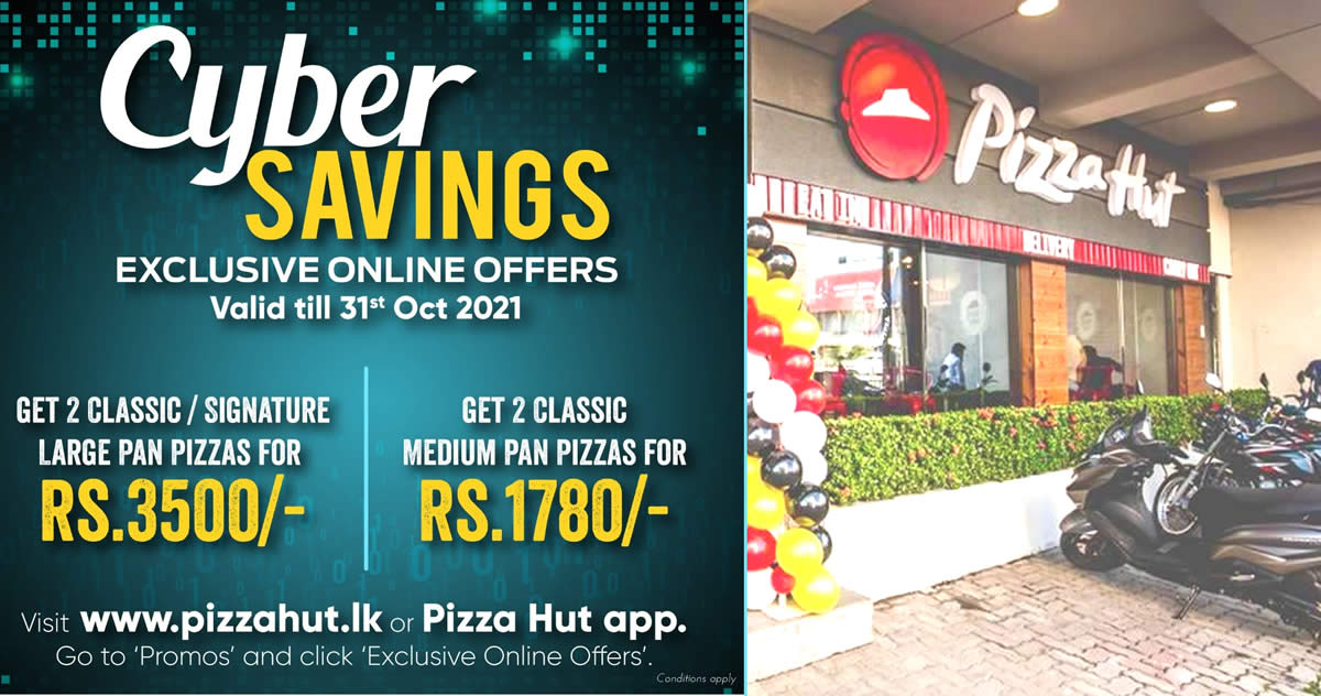 Featured image for Pizza Hut: Save on Classic / Signature pizzas with these online deals valid till 31 Oct 2021
