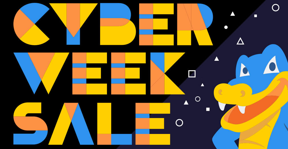 Featured image for HostGator's Cyber Week sale offers up to 75% OFF all yearly shared web hosting packages + free domain till 1 Dec 2021