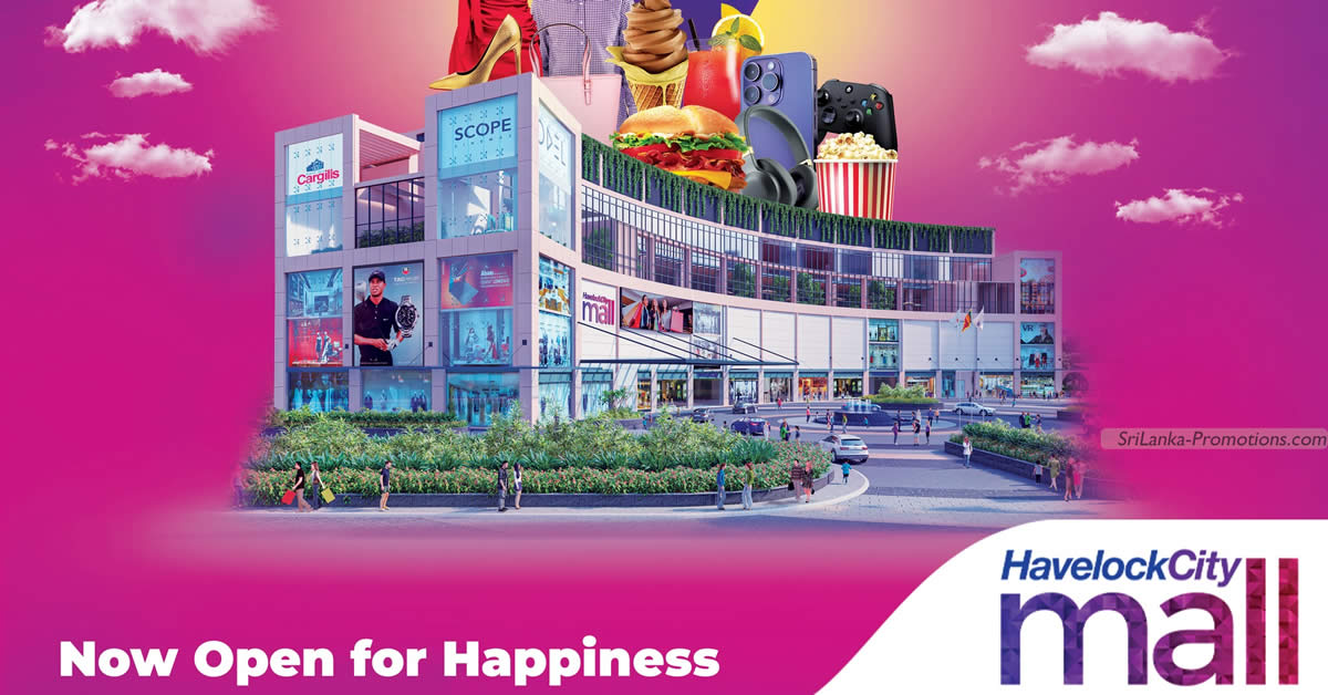Featured image for Havelock City Mall opens in Sri Lanka Colombo from 19 Oct 2023, has 6 floors of retailers