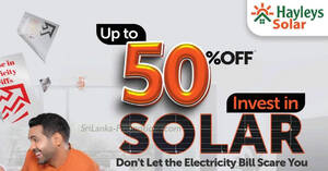 Featured image for Save up to 50% off when you invest in solar with Hayleys Solar (From 22 Oct 2023)