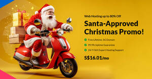 Featured image for Exabytes S’pore web services Christmas promo from 14 Dec 2023