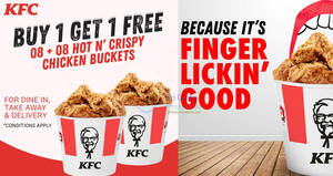 Featured image for KFC Sri Lanka Has Buy-1-Get-1-Free 8pc Bucket Deal on Sunday, 16 June 2024