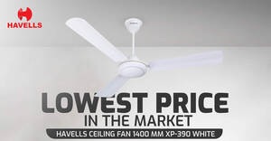 Featured image for Singhagiri Launches Sale on Havells Ceiling Fans, Prices Slashed to Rs 12,990 from 14 May 2024