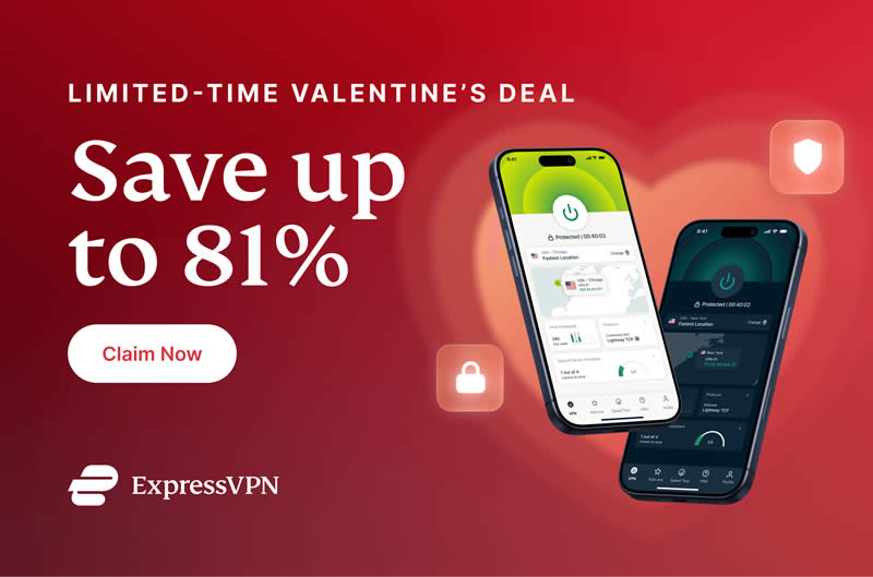 ExpressVPN Valentine's Promotion