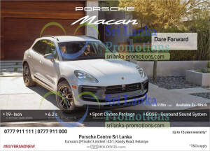 Porsche Macan srilanka promotions.com 15 Feb 2026