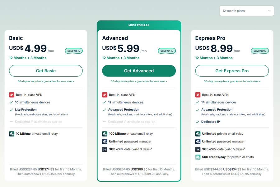 ExpressVPN 1 12 Aug 2026